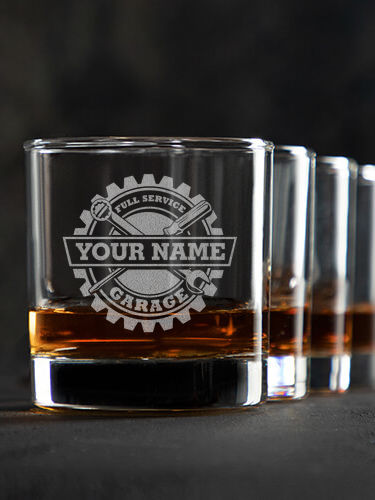 Garage : Rocks Glasses - Engraved