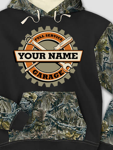 Garage : Printed 2-Tone Camo Hoodies