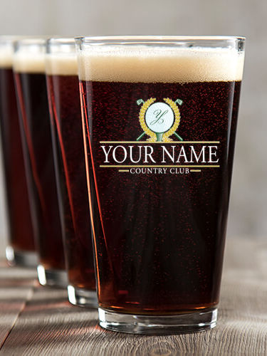 Country Club : Pint Glasses - Color Printed