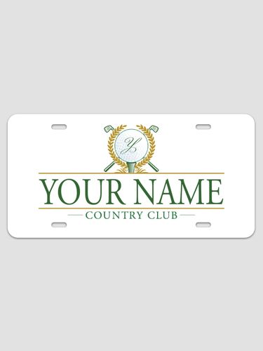 Country Club : License Plates