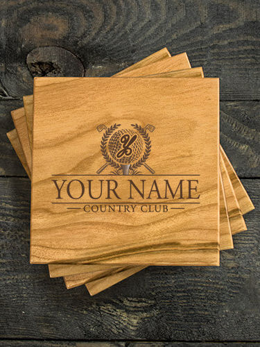 Country Club : Coasters - Engraved