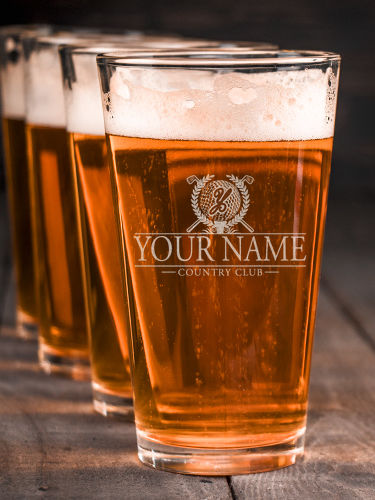 Country Club : Pint Glasses - Engraved