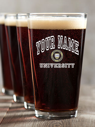 University : Pint Glasses - Color Printed
