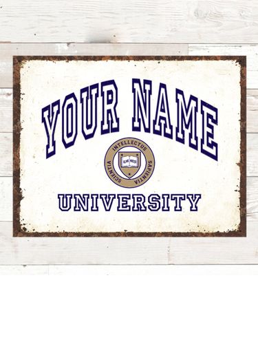 University : Tin Signs