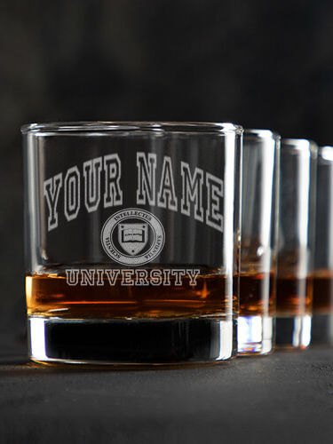 University : Rocks Glasses - Engraved