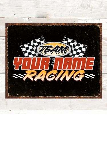 Racing Team : Tin Signs