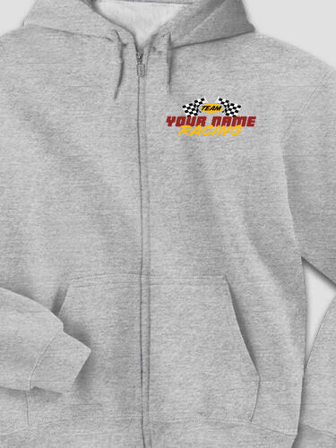 Racing Team : Embroidered Zip Hoodies