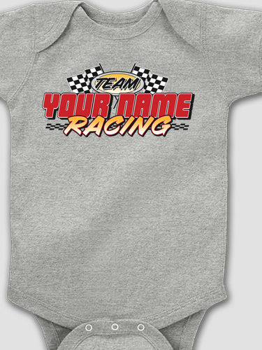 Racing Team : Printed Baby Bodysuits