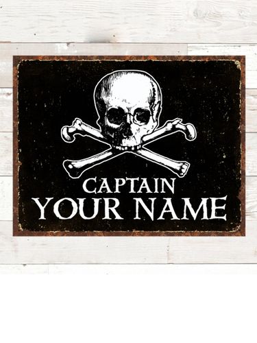 Pirate Captain : Tin Signs
