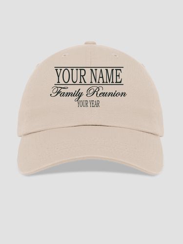 Classic Family Reunion : Embroidered Baseball Hats