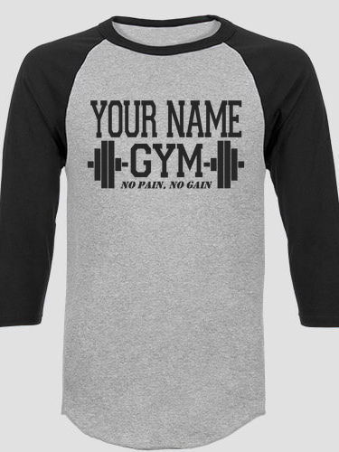 Gym : Printed Raglan Shirts