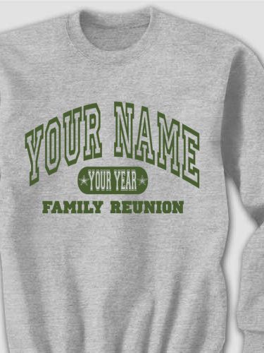 Athletic Family Reunion : Printed Sweatshirts