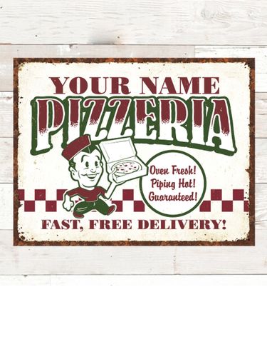 Pizzeria : Tin Signs