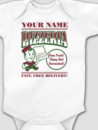 Pizzeria : Printed Baby Bodysuits