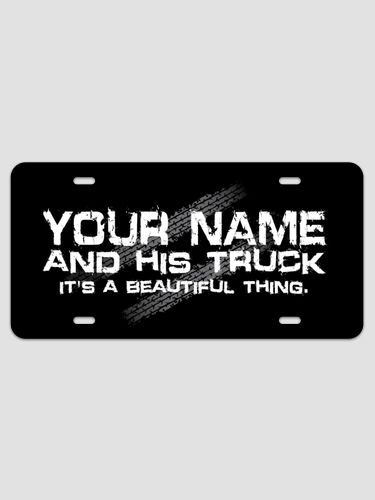 Man and His Truck : License Plates