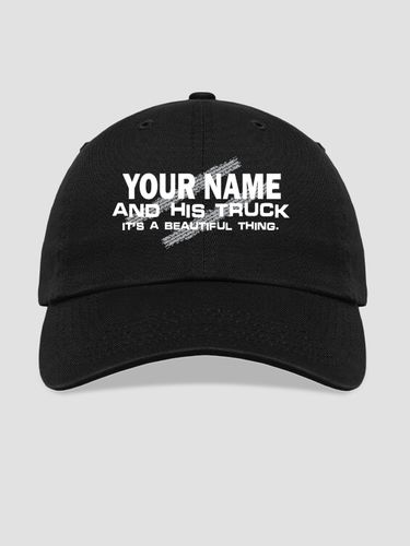 Man and His Truck : Embroidered Baseball Hats