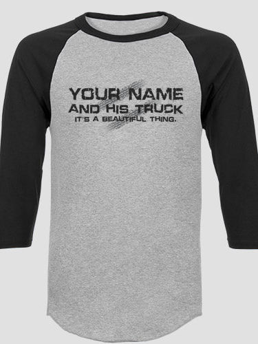 Man and His Truck : Printed Raglan Shirts