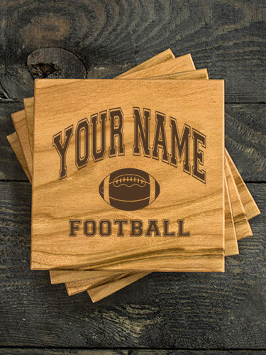 Football : Coasters - Engraved
