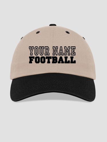 Football : Embroidered Baseball Hats