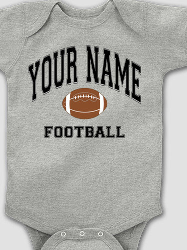 Football : Printed Baby Bodysuits