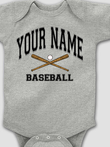 Baseball : Printed Baby Bodysuits