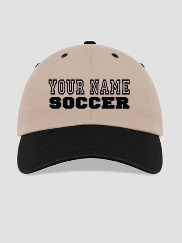 Soccer : Embroidered Baseball Hats