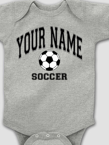 Soccer : Printed Baby Bodysuits