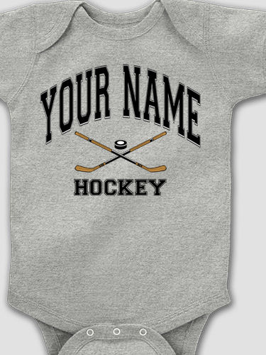 Hockey : Printed Baby Bodysuits