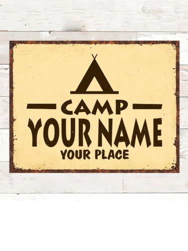 Camp : Tin Signs