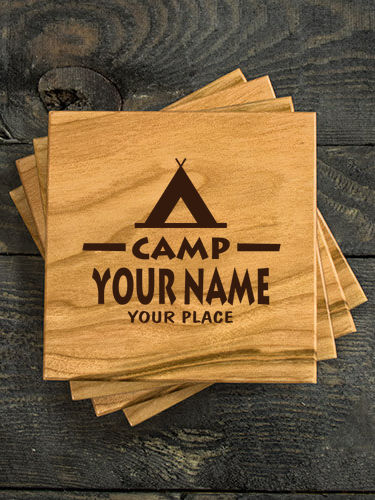 Camp : Coasters - Engraved