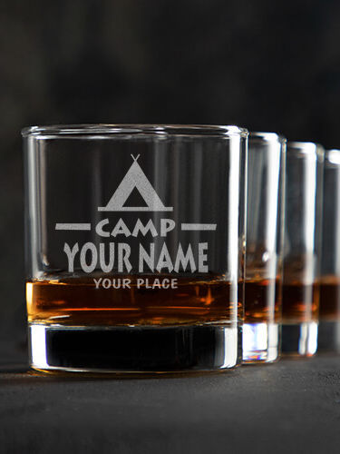Camp : Rocks Glasses - Engraved