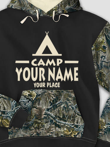 Camp : Printed 2-Tone Camo Hoodies