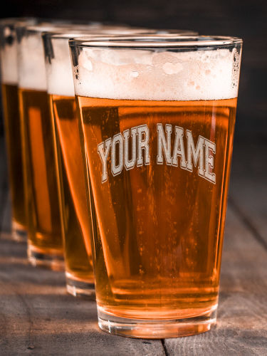 Ivy League : Pint Glasses - Engraved