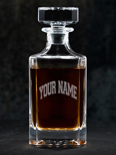 Ivy League : Whiskey Decanter - Engraved