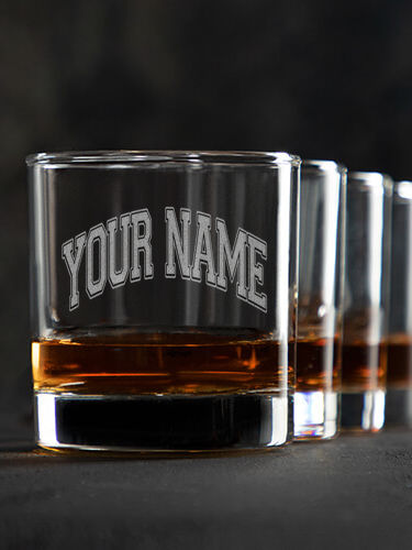Ivy League : Rocks Glasses - Engraved