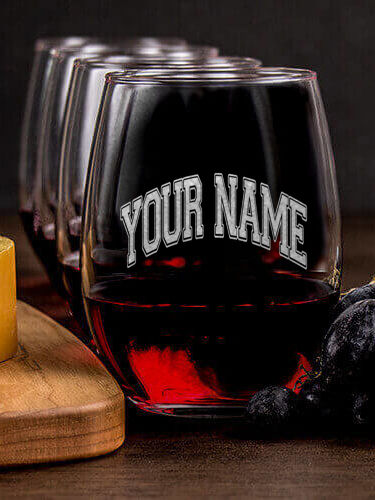 Ivy League : Cheese Board Wine Glass Gift Sets - Engraved