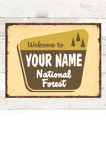 National Forest : Tin Signs