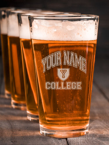 College : Pint Glasses - Engraved