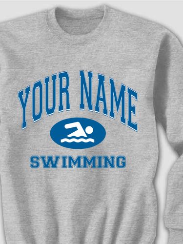 Swimming : Printed Sweatshirts