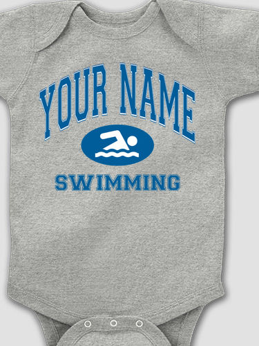 Swimming : Printed Baby Bodysuits