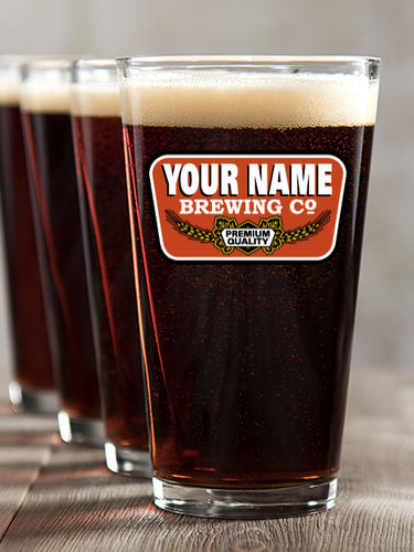 Brewing Company : Pint Glasses - Color Printed