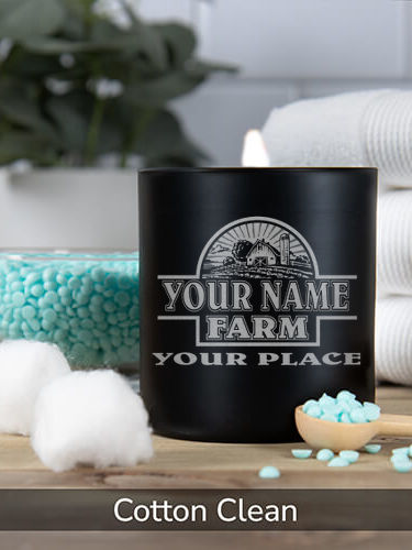 Farm : 11oz. Engraved Scented Candles
