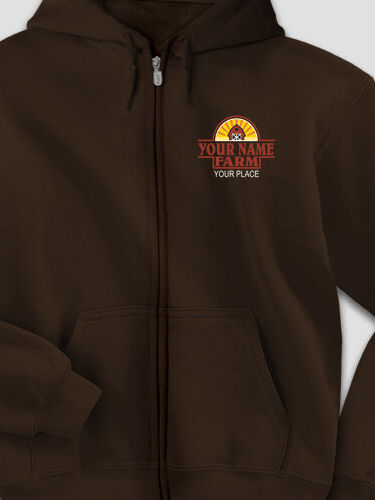 Farm : Embroidered Zip Hoodies