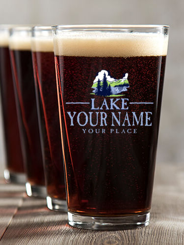 Lake : Pint Glasses - Color Printed