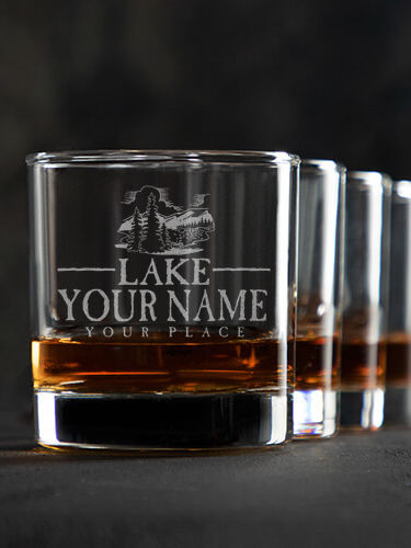 Lake : Rocks Glasses - Engraved