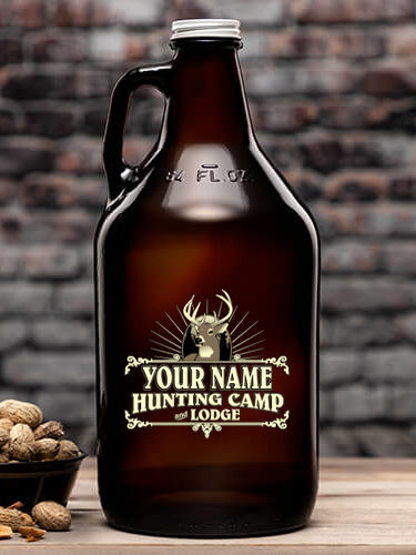 Hunting Camp : Beer Growlers - Color Printed