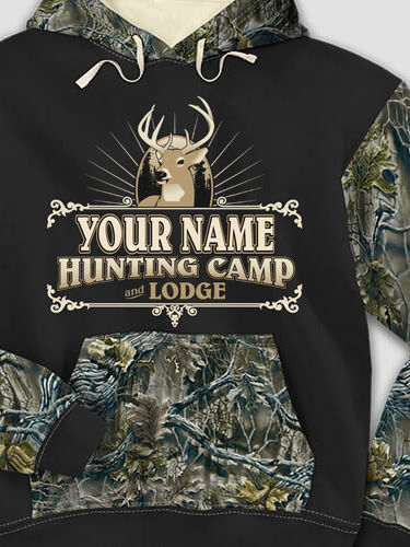 Hunting Camp : Printed 2-Tone Camo Hoodies
