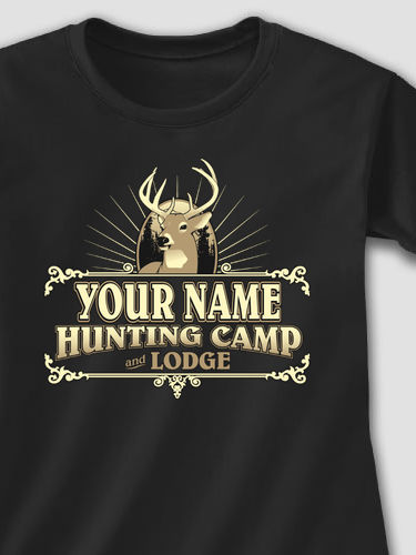 Hunting Camp : Adult Ladies Fitted T-Shirt