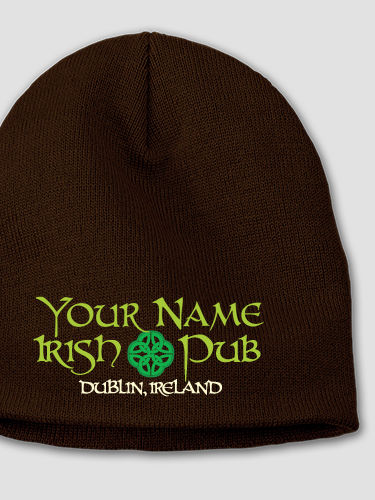 Classic Irish Pub : Embroidered Beanies