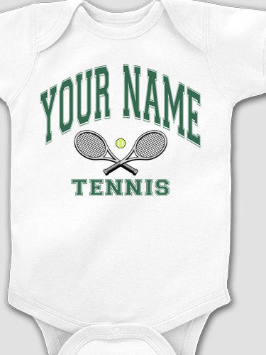 Tennis : Printed Baby Bodysuits